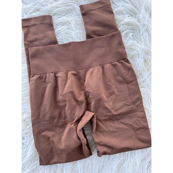 OQQ Leggings Brown Size Small - Picture 6 of 7